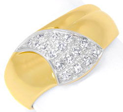 Foto 1 - Diamantring Top Design 18K Gold 0,20ct Diamanten, S6424